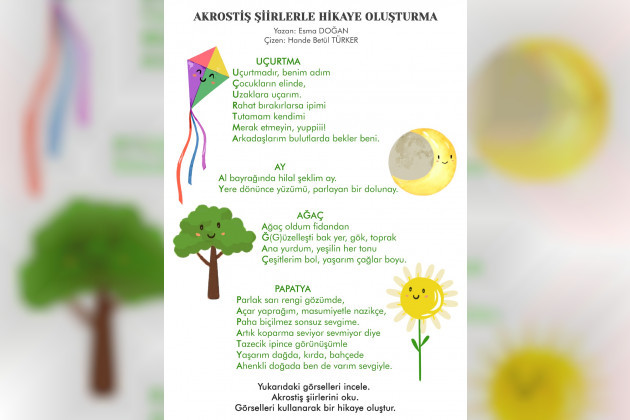 Akrostiş Şiirlerle Hikaye Oluşturma