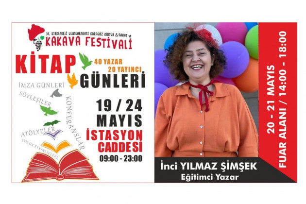 Eğitimci Yazar İnci Yılmaz Şimşek, Kırklareli Kitap Günleri'nde Okurlarıyla Buluşuyor