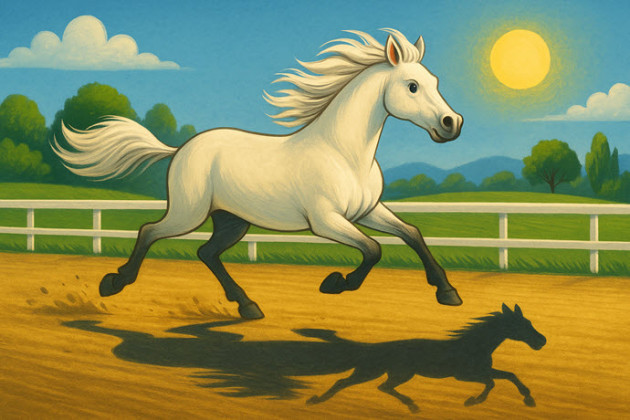 Gölgesiyle Yarışan Tay