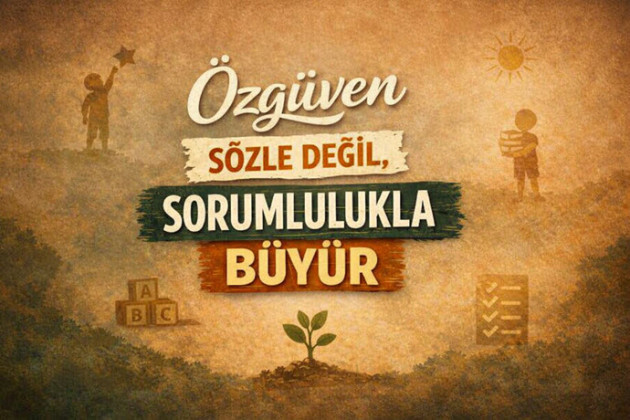Özgüven Sözle Değil, Sorumlulukla Büyür