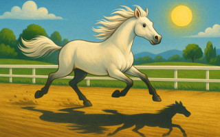 Gölgesiyle Yarışan Tay