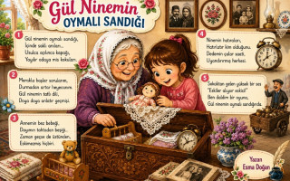 Gül Ninemin Oymalı Sandığı